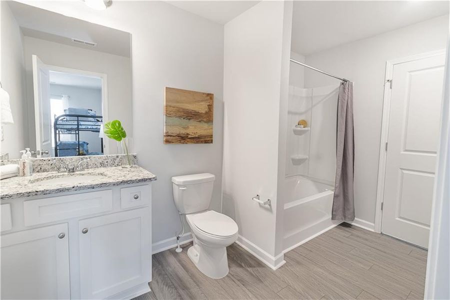 Furnished interior view inside a new home in , Fairburn (Image 31).