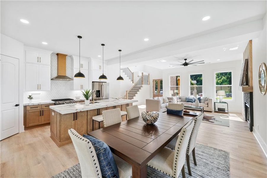 Furnished interior view inside a new home in , Lawrenceville (Image 38). Furnished interior view inside a new home in , Lawrenceville (Image 38).