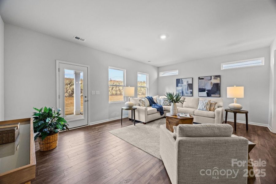 Furnished interior view inside a new home in McFarland Estates, York (Image 17).