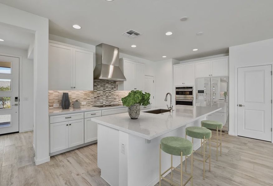 Virtually Staged Wickenburg Ranch Thrive HS 1559 Kitchen - 3 of 13