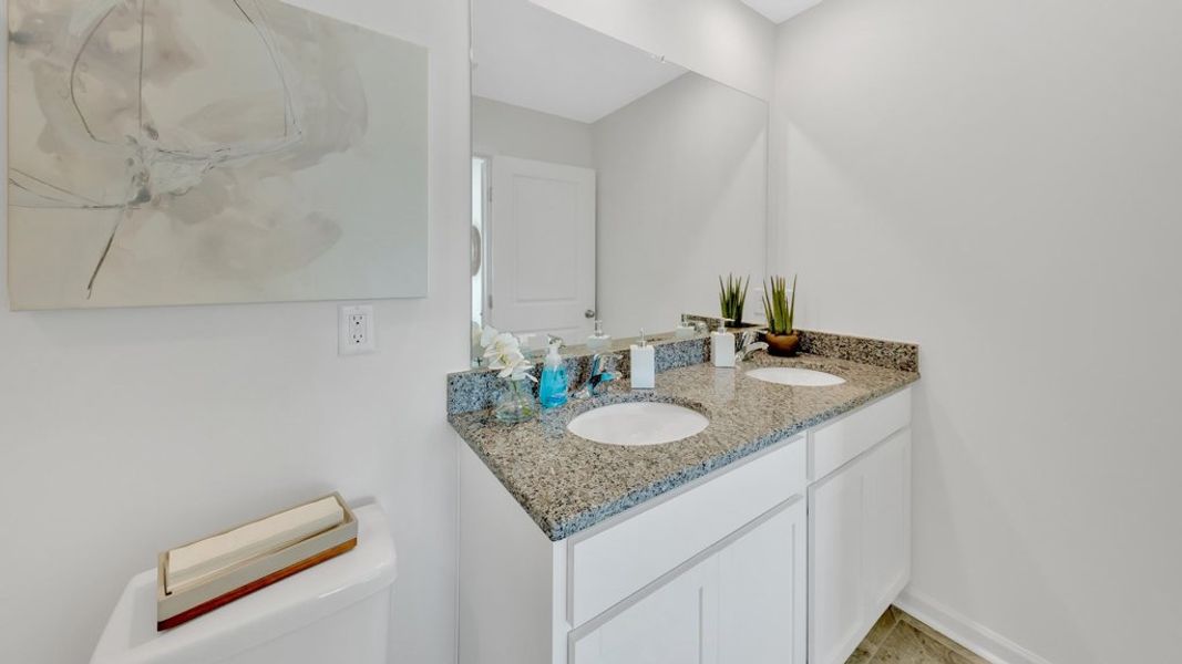 Representative furnished interior of a home built from the Altamont Townhome by D.R. Horton in Macon Townhomes, Seymour (Image 22).