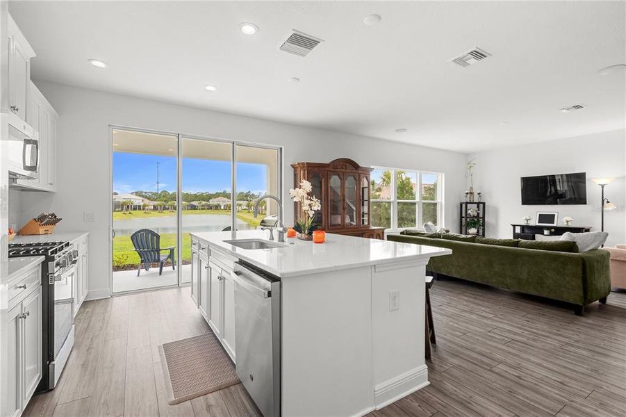 Furnished interior view inside a new home in , Sarasota (Image 43).