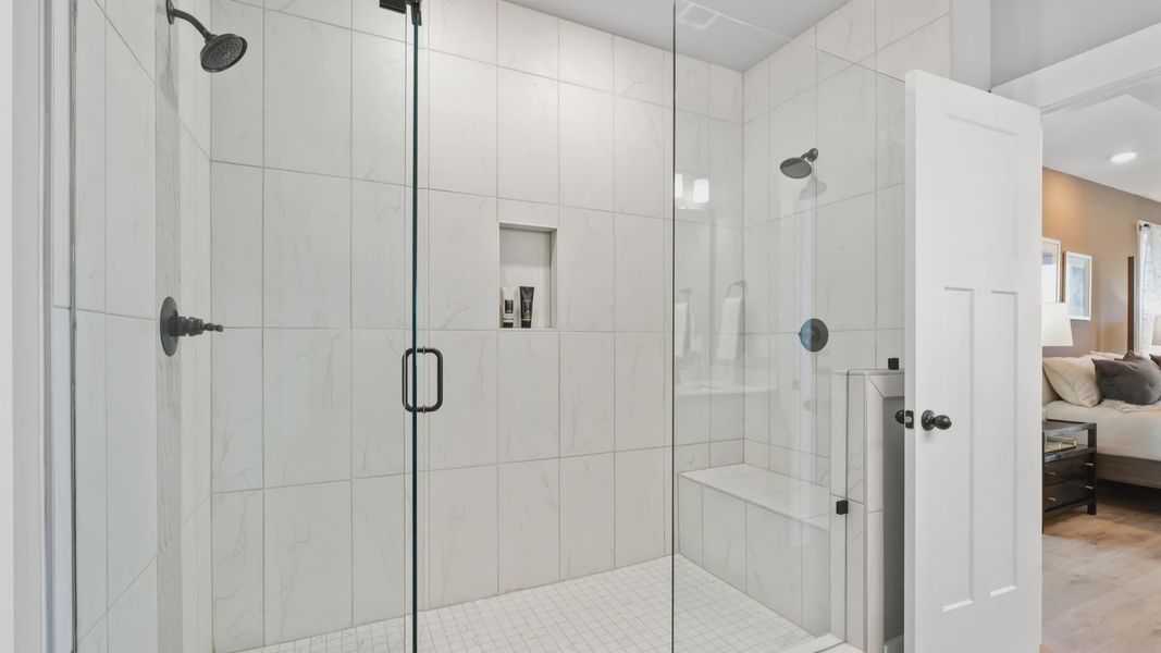 Primary Bathroom of The Middleton Design by DRB Homes