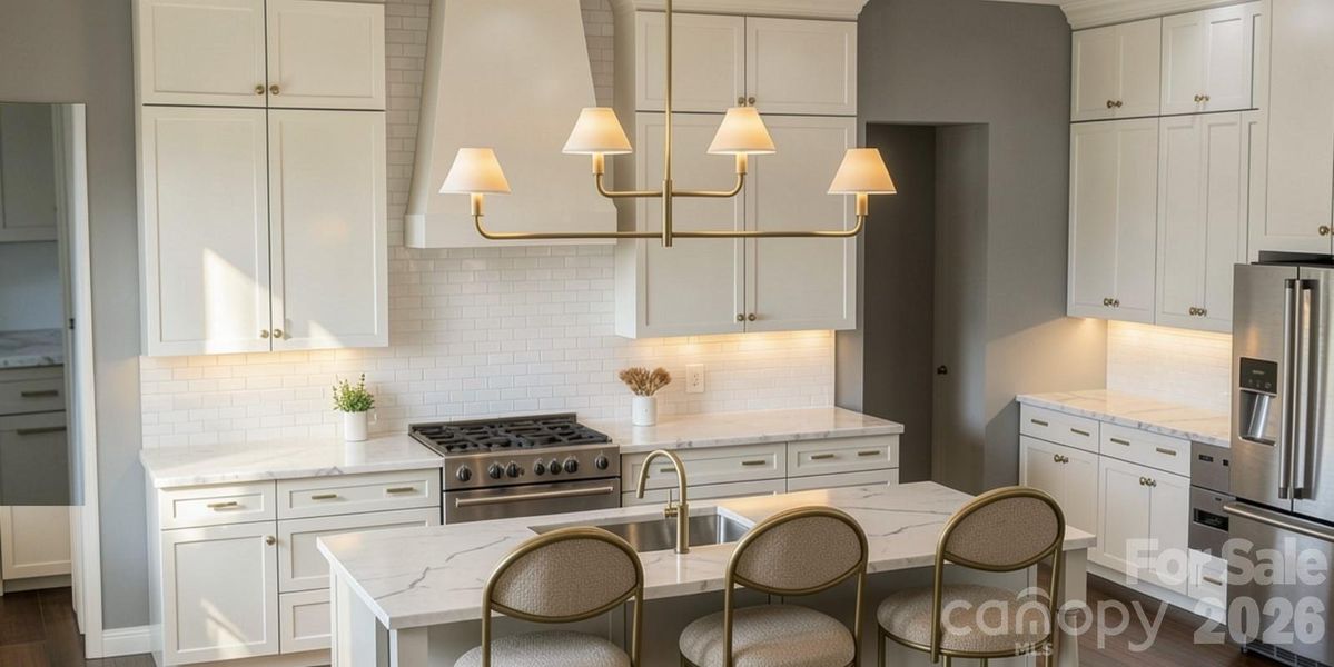Furnished interior view inside a new home in , Charlotte (Image 3).