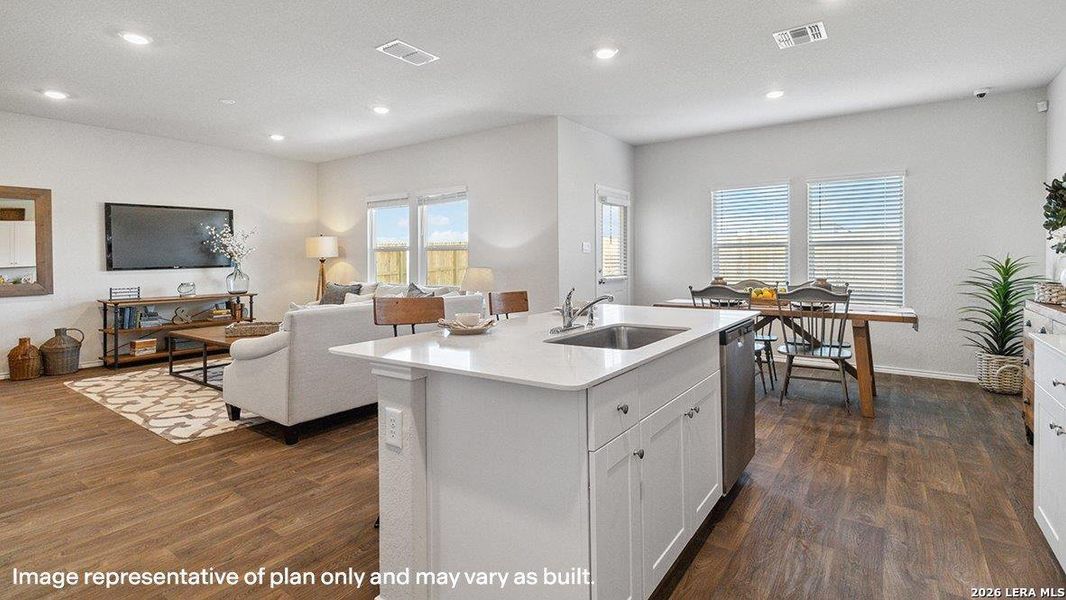 Furnished interior view inside a new home in Veranda, San Antonio (Image 7).