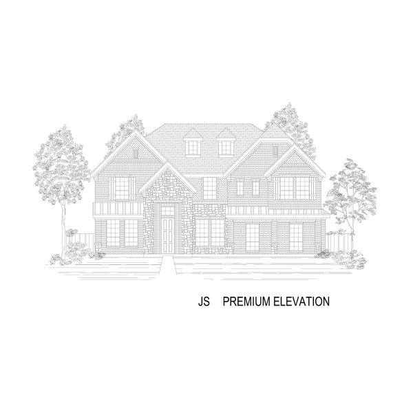 Representative rendering of the exterior for the Coventry 2FS by First Texas Homes (Image 16).