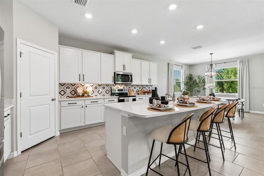 Furnished interior view inside a new home in Deerbrook, Land O' Lakes (Image 18).