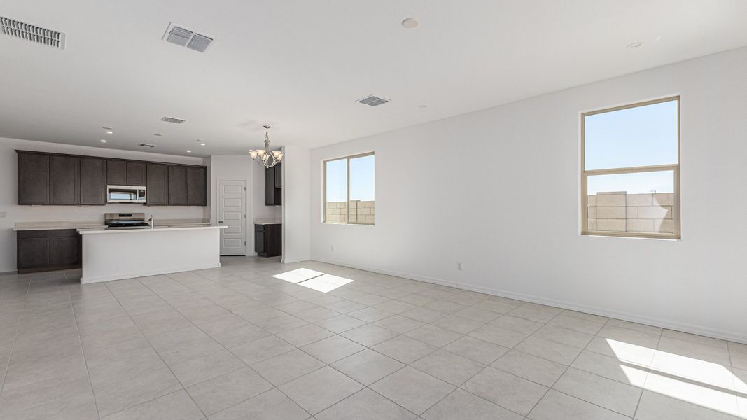 Representative furnished interior of a home built from the Camellia by DRB Homes in Teravalis, Buckeye (Image 7).