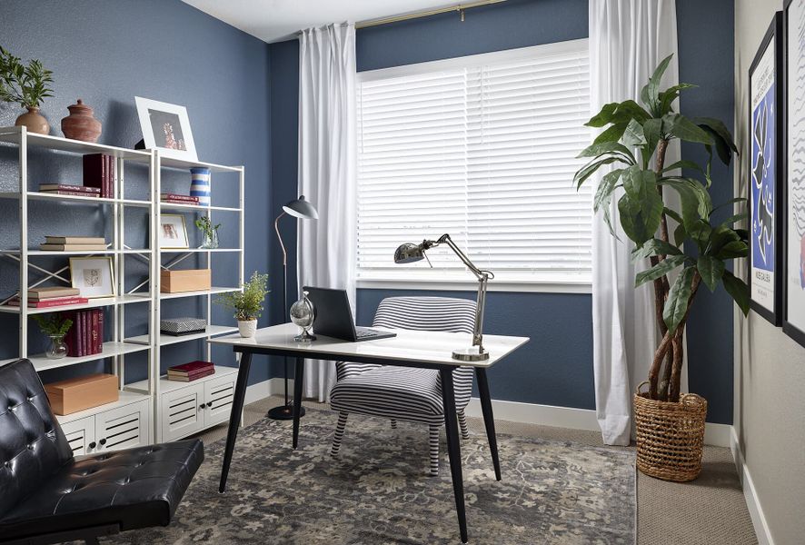Furnished interior view inside a new home in Solterra, Lakewood (Image 8).