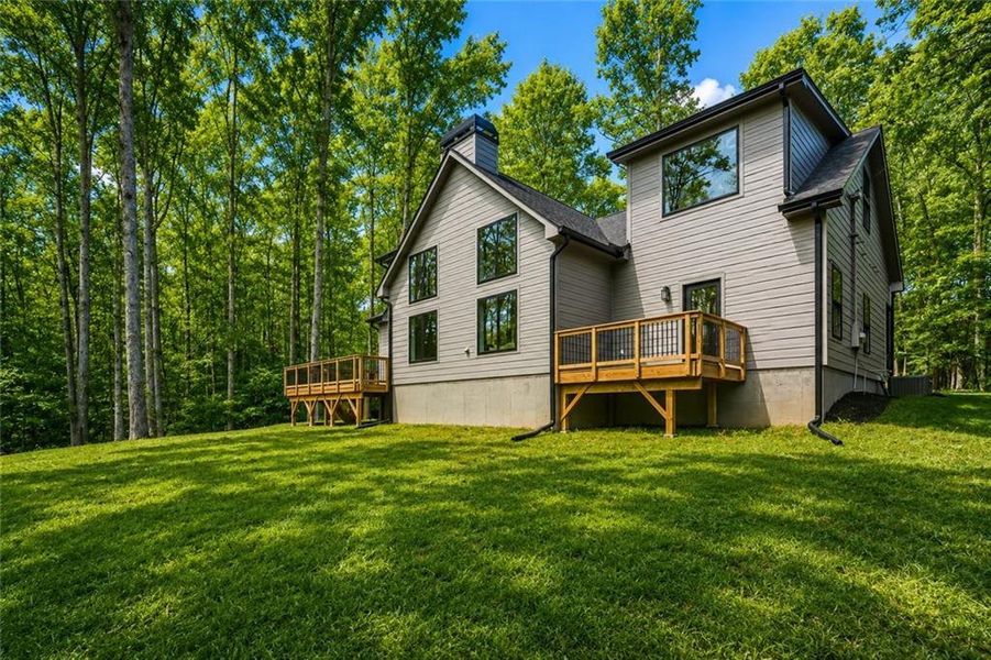 Exterior details and patio area of a home in , Ellijay (Image 28). Exterior details and patio area of a home in , Ellijay (Image 28).
