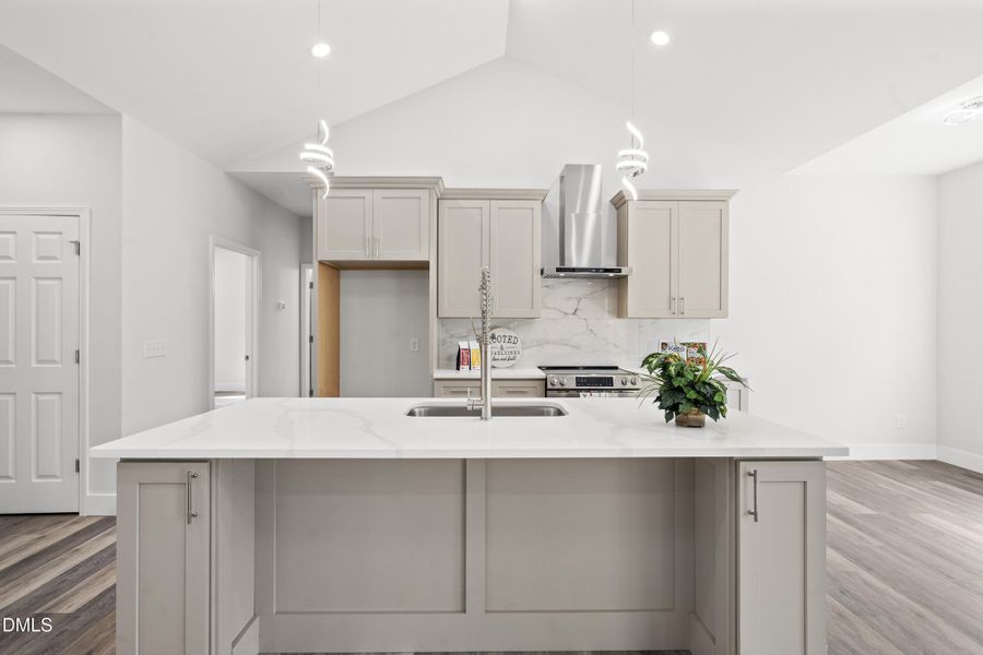 Island + Quartz counterps Island + Quartz counterps