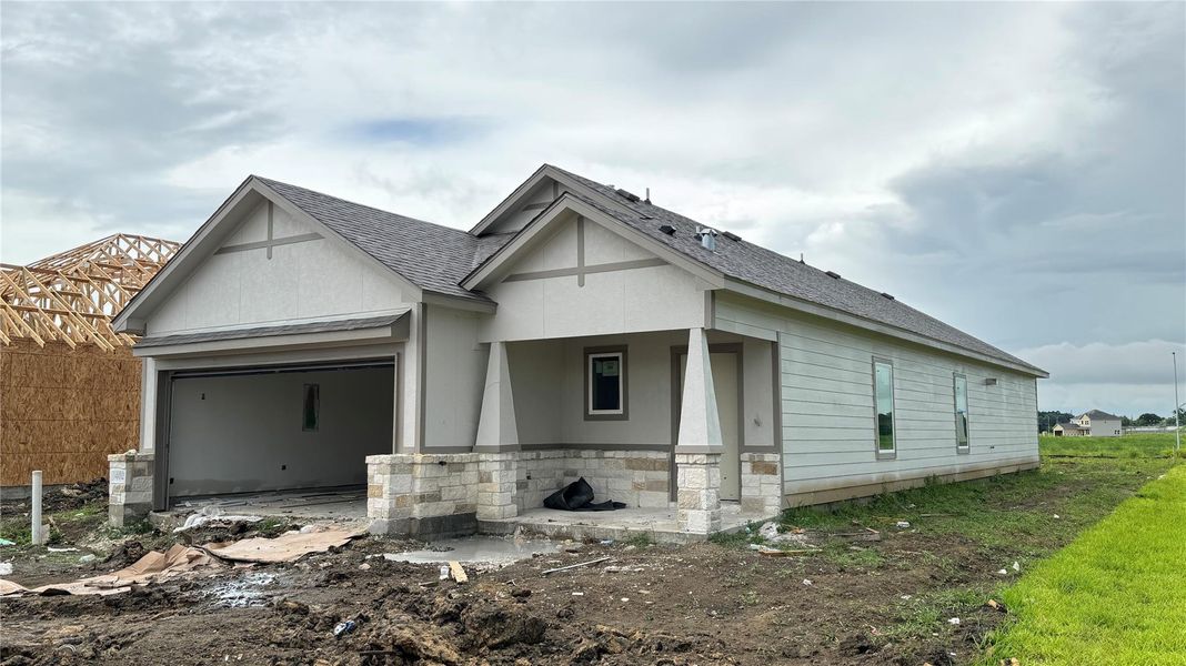 In-progress construction of a new home in Crosby Farms, Crosby, TX (Image 6).