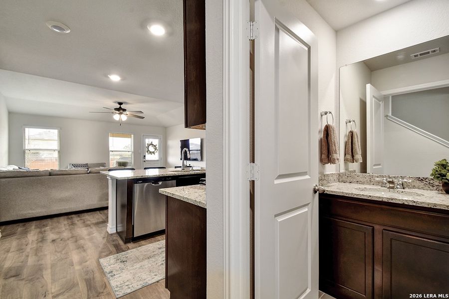 Furnished interior view inside a new home in Langdon, San Antonio (Image 17).