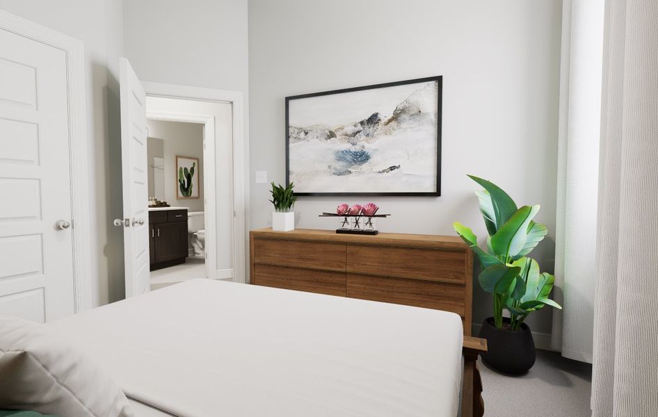 Furnished interior view inside a new home in Anderson Park, Hendersonville (Image 10).