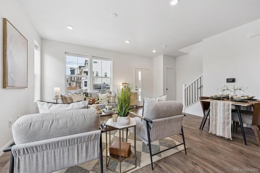 Furnished interior view inside a new home in , Lafayette (Image 26).