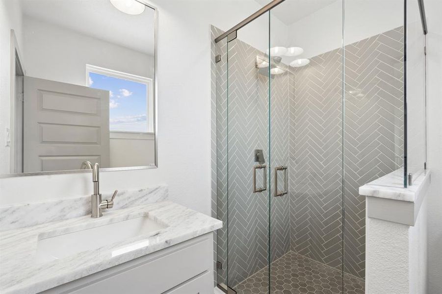 Furnished interior view inside a new home in Hills of Lake Country, Fort Worth (Image 16).