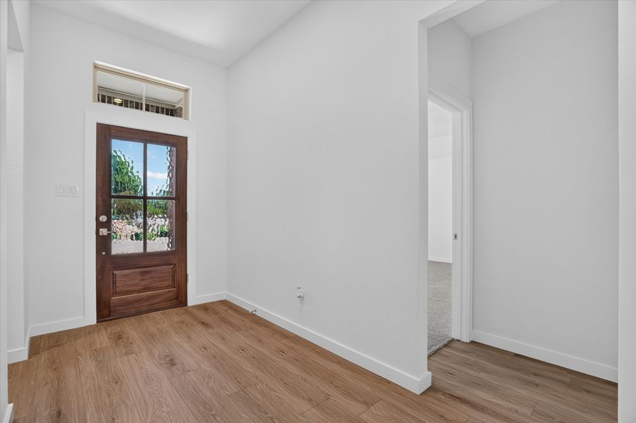 Representative unfurnished interior of a home built from the Belford by Cheldan Homes in Trail Creek, Cleburne (Image 22). Representative unfurnished interior of a home built from the Belford by Cheldan Homes in Trail Creek, Cleburne (Image 22).