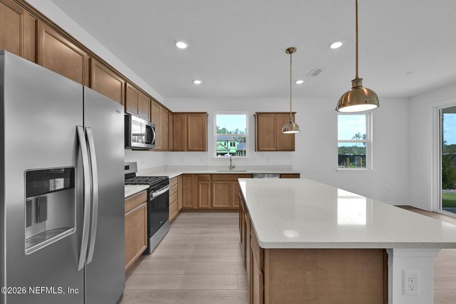 Furnished interior view inside a new home in Westerly Park at Wildlight, Yulee (Image 13).