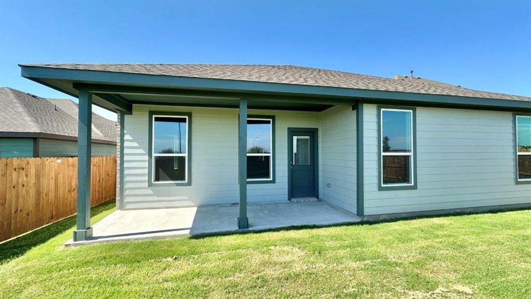 Front exterior of a new home in Rock Creek Ranch, Fort Worth, TX, highlighting curb appeal (Image 2).