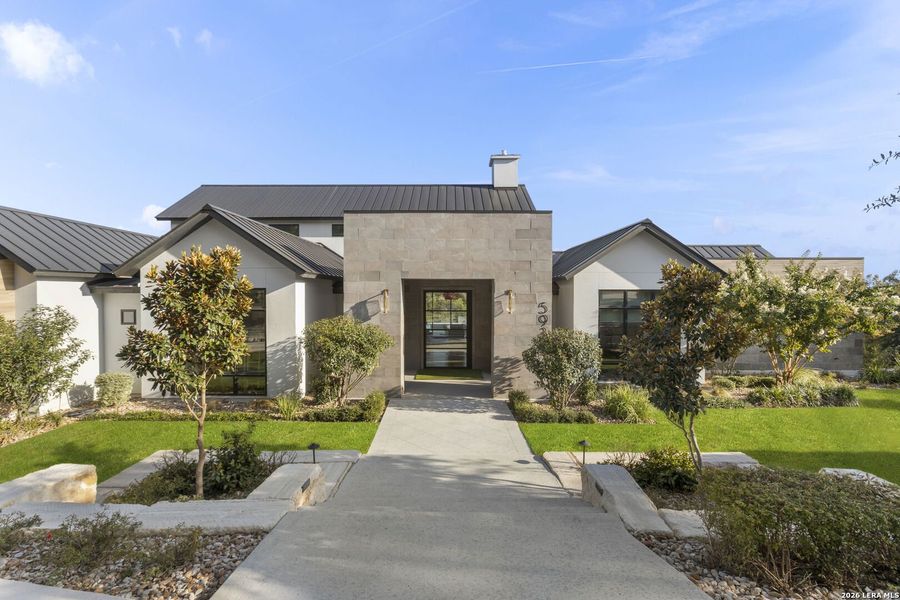 Front exterior of a new home in , San Antonio, TX, highlighting curb appeal (Image 28). Front exterior of a new home in , San Antonio, TX, highlighting curb appeal (Image 28).