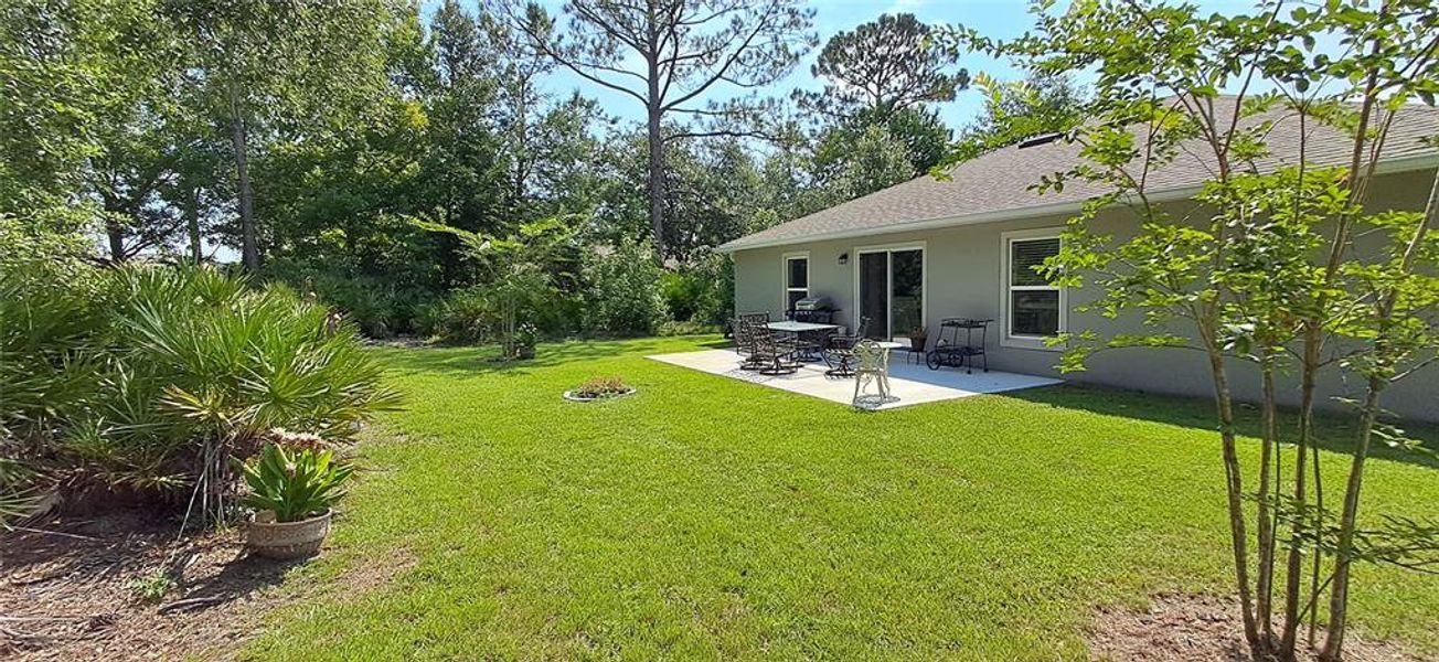 Exterior details and patio area of a home in , Palm Coast (Image 23). Exterior details and patio area of a home in , Palm Coast (Image 23).
