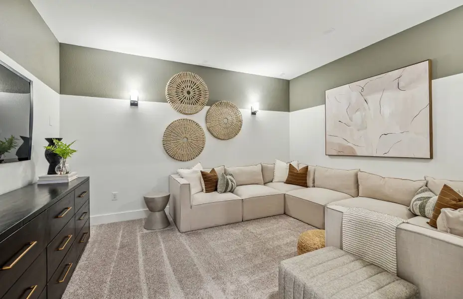 Furnished interior view inside a new home in Anna Town Square, Anna (Image 7).