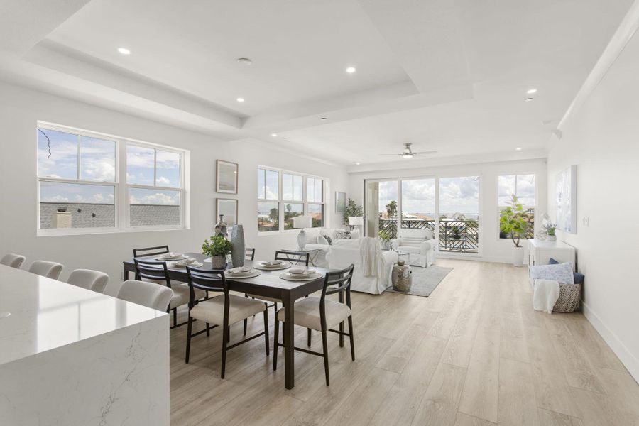 Furnished interior view inside a new home in , Tierra Verde (Image 14).