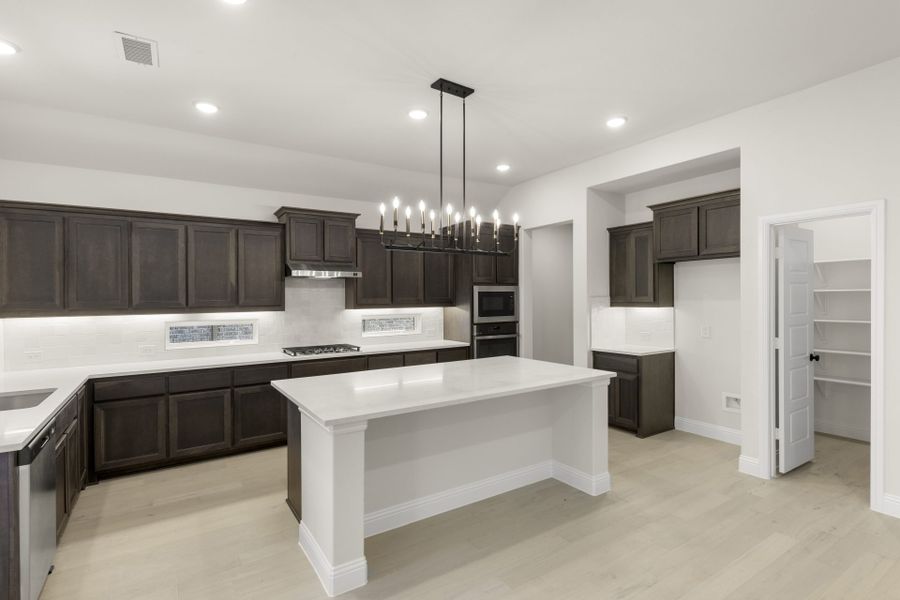 Representative furnished interior of a home built from the Preston by Pacesetter Homes in Park Hills, Rockwall (Image 7).