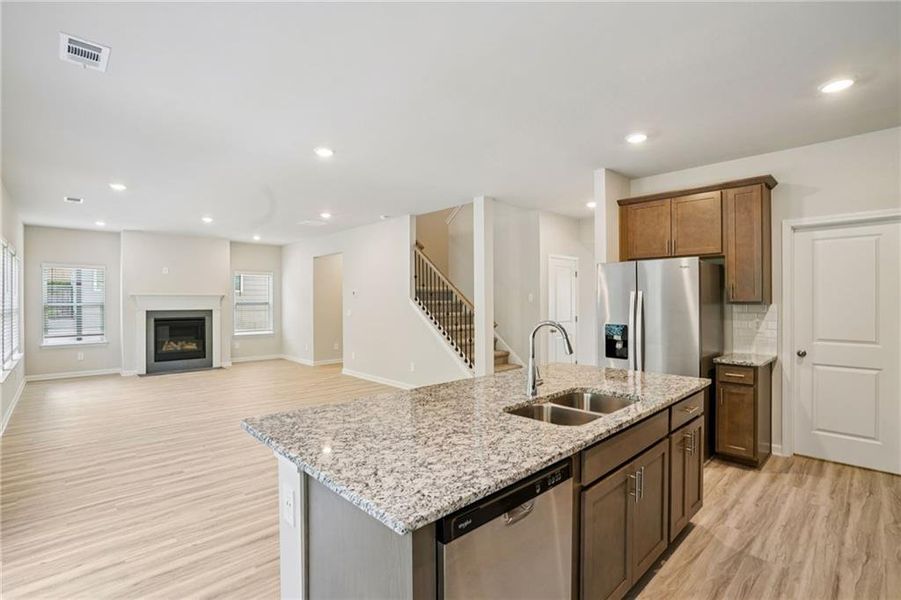 Furnished interior view inside a new home in Ivey Township, Dallas (Image 11). Furnished interior view inside a new home in Ivey Township, Dallas (Image 11).