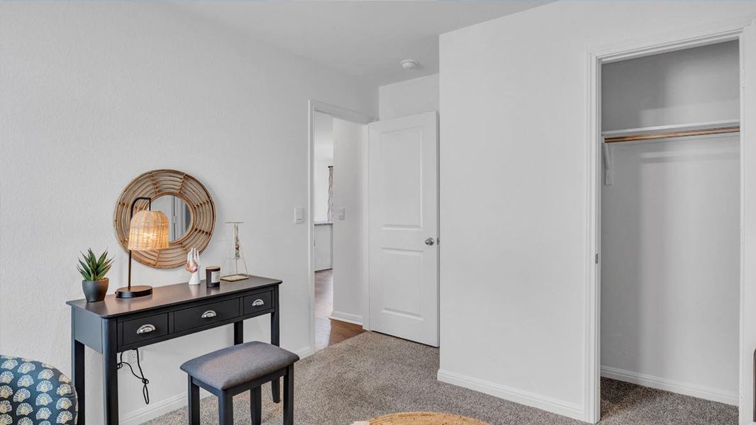 Furnished interior view inside a new home in Prairie Lakes, Buda (Image 7).