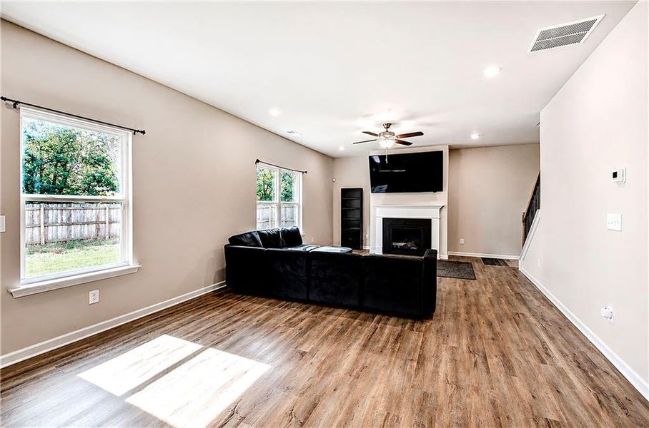 Furnished interior view inside a new home in , Cartersville (Image 16).
