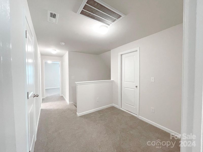 Loft with storage closet