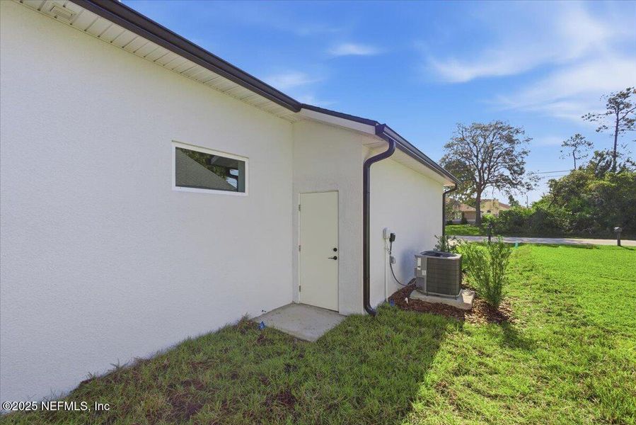 Exterior details and patio area of a home in , Palm Coast (Image 3). Exterior details and patio area of a home in , Palm Coast (Image 3).
