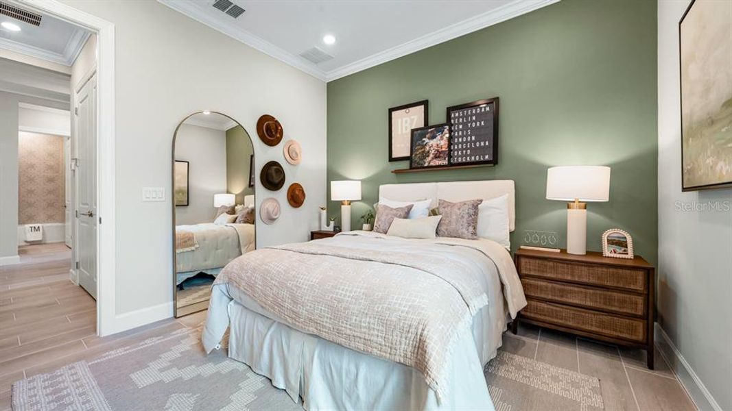 Furnished interior view inside a new home in Esplanade at Coasterra, Palmetto (Image 6).