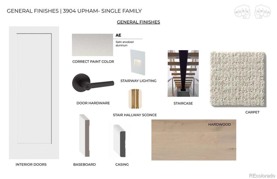 Sample of building materials used in homes in , Wheat Ridge (Image 20).