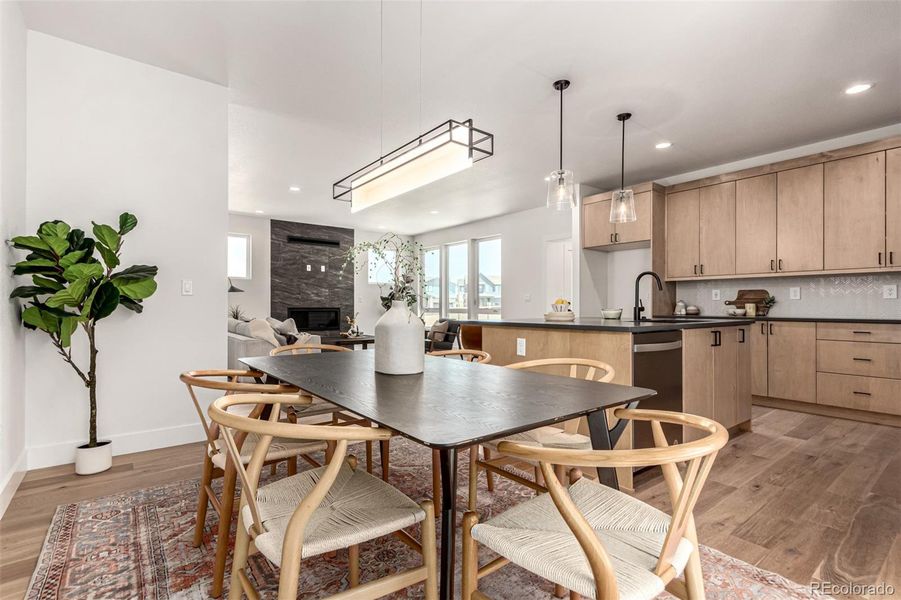 Furnished interior view inside a new home in West Grange, Longmont (Image 38).