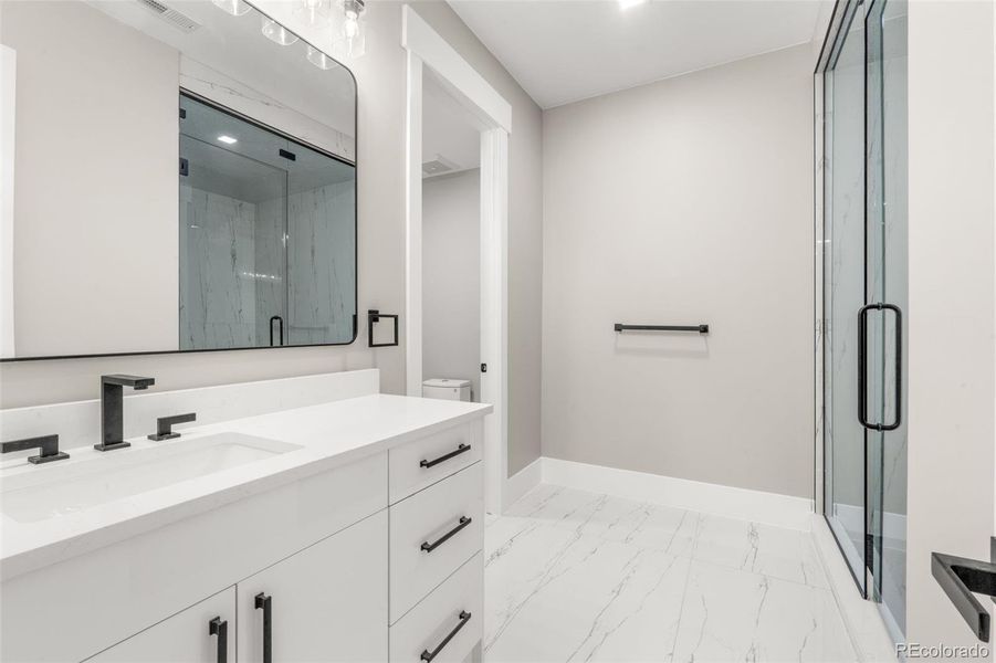 Furnished interior view inside a new home in , Centennial (Image 14).