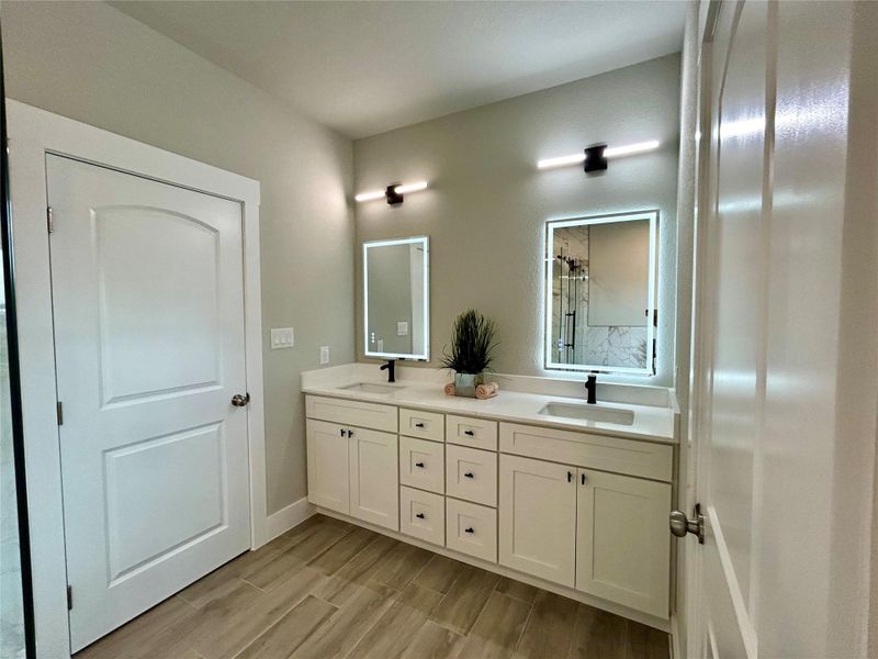 Primary bathroom Primary bathroom