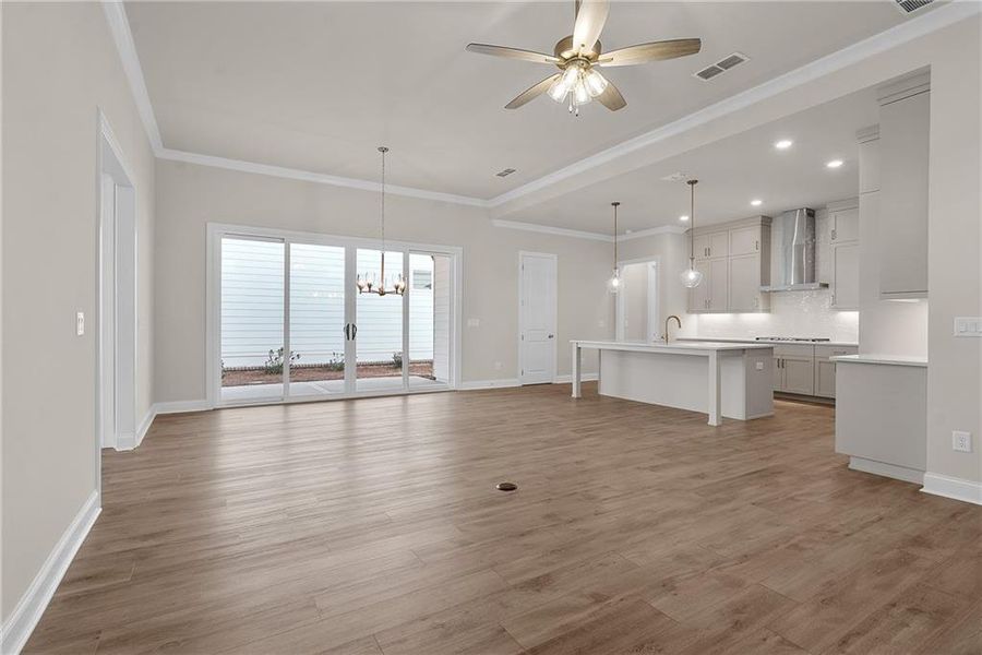 Spacious, unfurnished interior of a new home in Promenade at Sawnee Village, Cumming (Image 19).