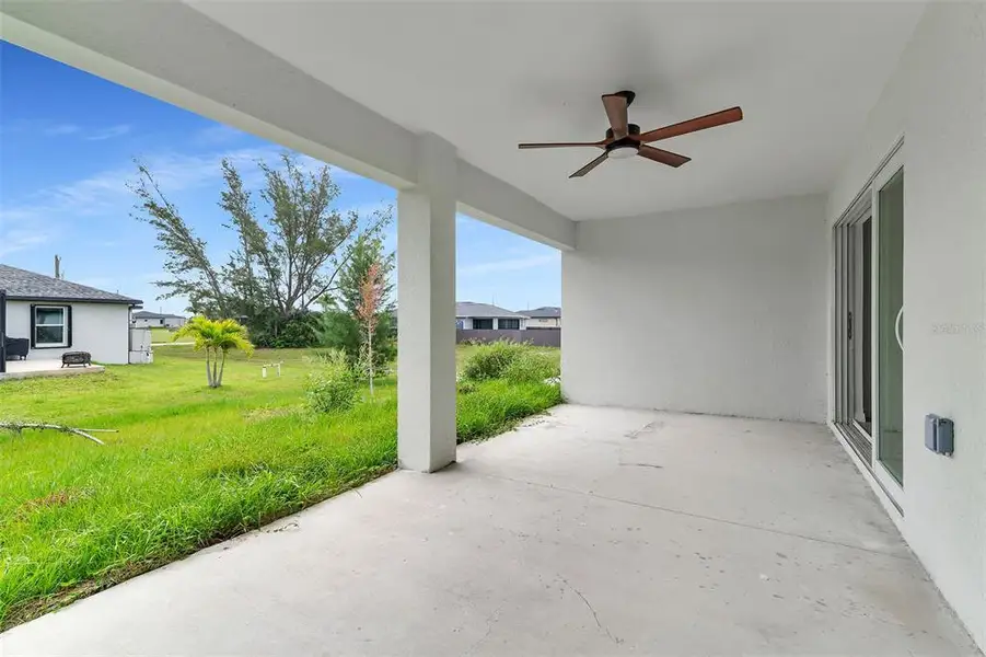 Exterior details and patio area of a home in , Cape Coral (Image 18).