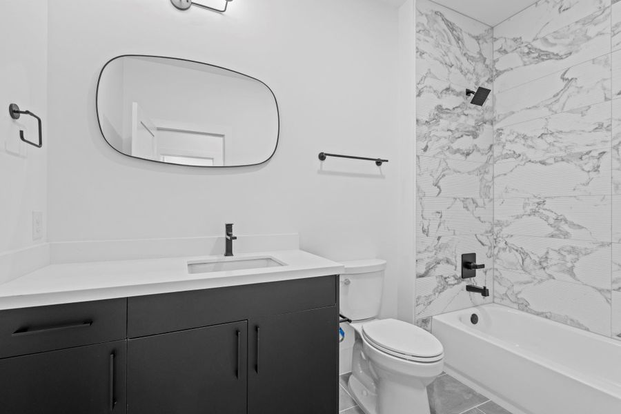 Furnished interior view inside a new home in , Houston (Image 8).