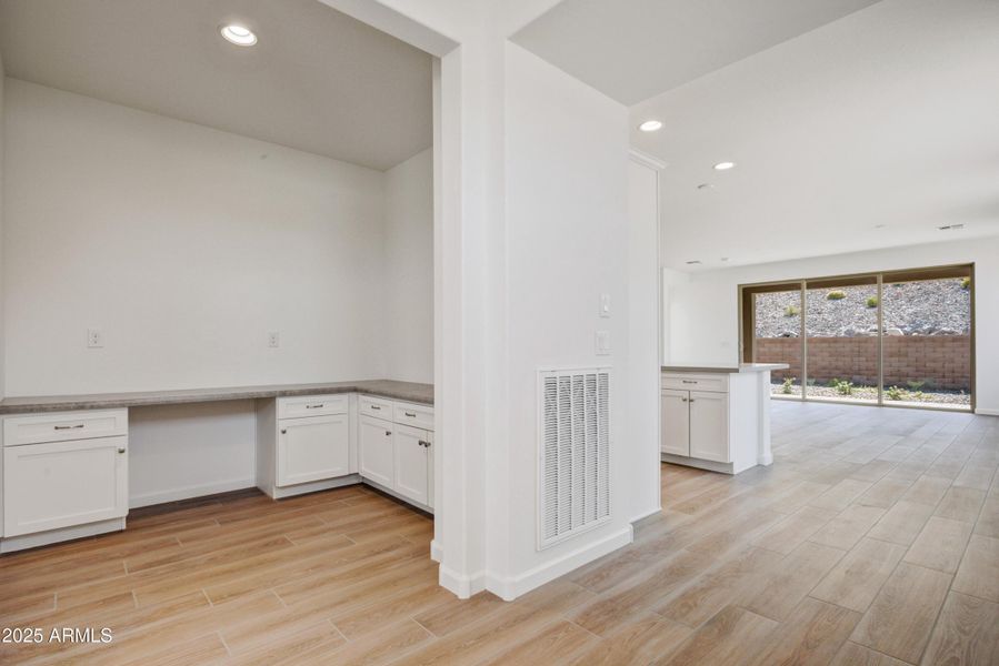 007_Office Nook to Kitchen