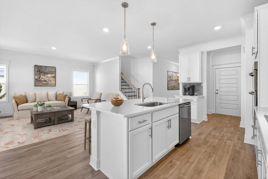 Virtually Staged Photo of Actual Home*