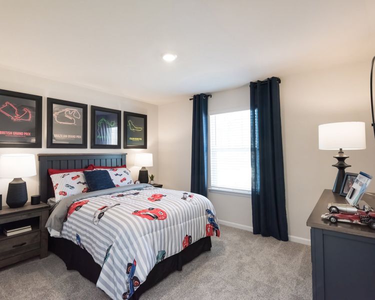 Furnished interior view inside a new home in Vines at Mill Creek - Estate Series, Braselton (Image 17).
