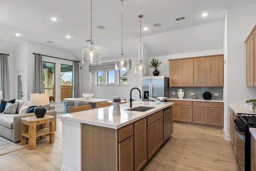 Furnished interior view inside a new home in Hulen Trails, Fort Worth (Image 22). Furnished interior view inside a new home in Hulen Trails, Fort Worth (Image 22).