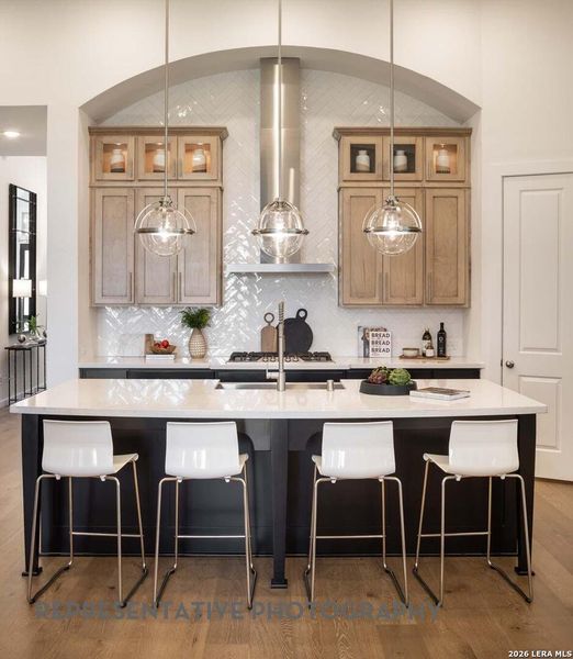 Furnished interior view inside a new home in The Ranches at Creekside, Boerne (Image 9).
