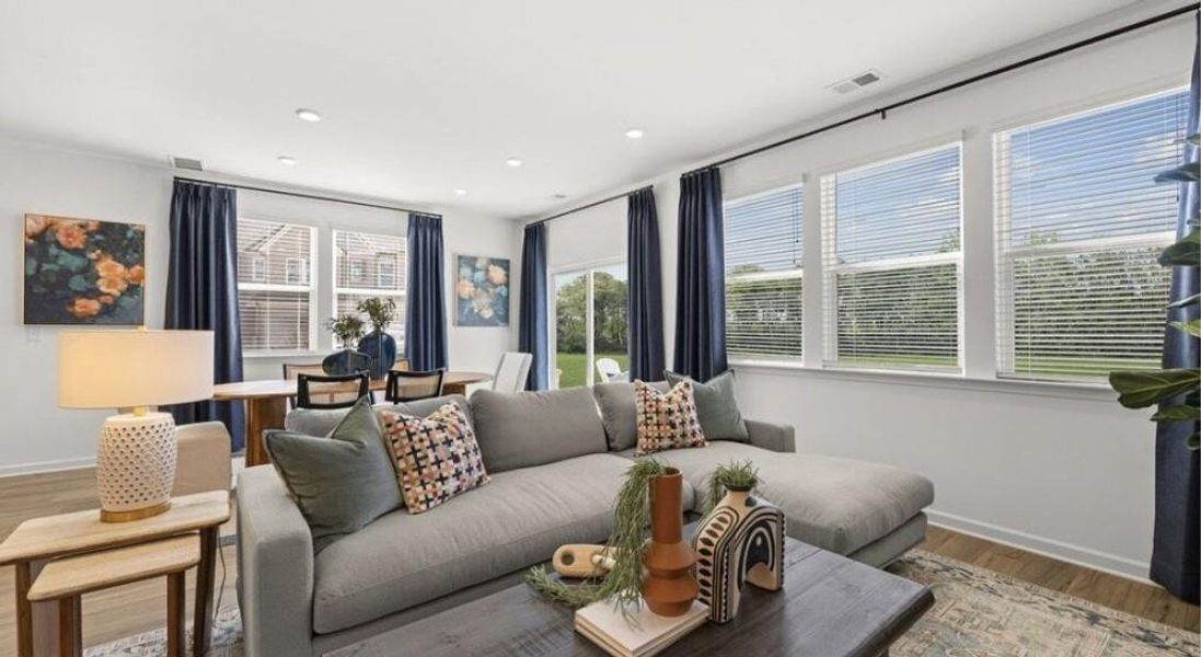 Furnished interior view inside a new home in Towns at Ivy Creek, Buford (Image 16).