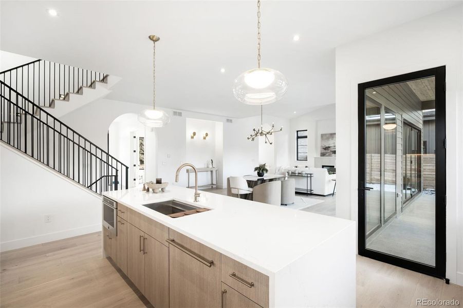Furnished interior view inside a new home in , Denver (Image 17).