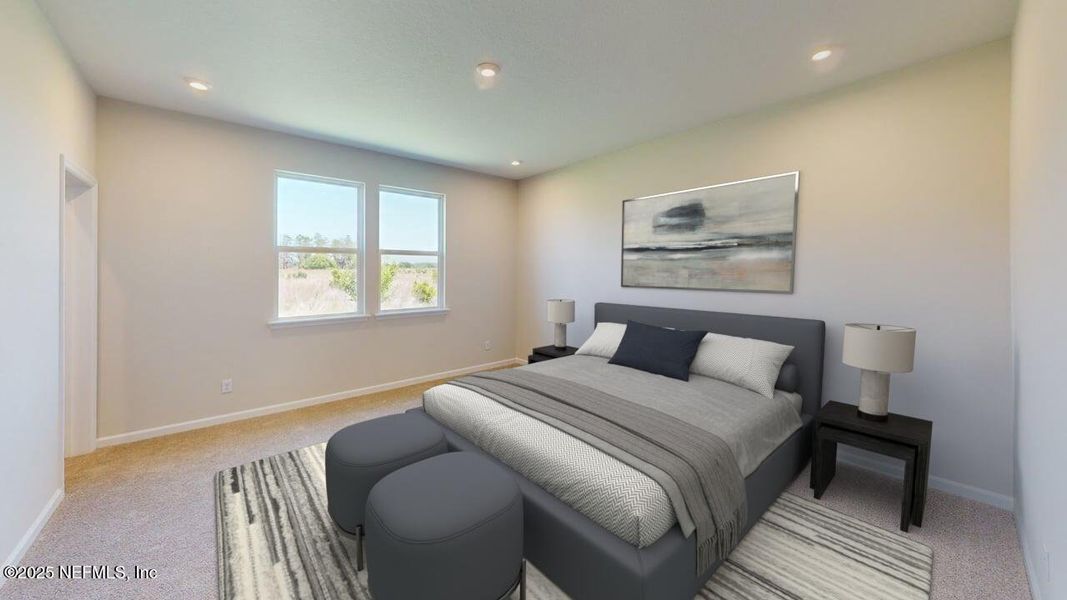 Furnished interior view inside a new home in Lakes at Bella Lago, Green Cove Springs (Image 9).