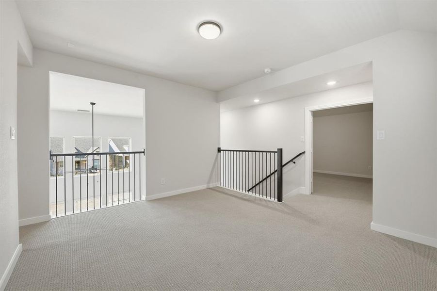 Spacious, unfurnished interior of a new home in Pecan Square: 40ft. lots, Northlake (Image 25).